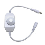interrupteur rotatif led variateur noir blanc industrielle utilitaire 12v 24w connecteurs electriques cabling spiralé