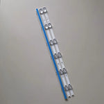 ruban lumineux led blanc clips magnétiques moderne fonctionnel fixations clips