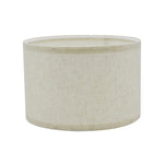 abat jour tissu lin beige clair classique suspension contemporain maison salonhôtel 40x24cm