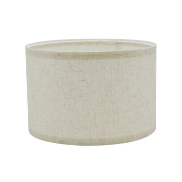 abat jour tissu lin beige clair classique suspension contemporain maison salonhôtel 40x24cm