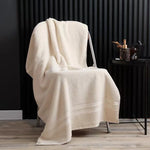 serviettes bain coton gris blanc bleu modernes élégantes absorption durable machine toilette simple