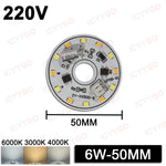 source lumineuse led 12w 24w 36w couleurs blanc moderne rond autoinstallation