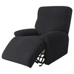 housses fauteuil relax polyestère gris motifs géométriques moderne adhésif poche