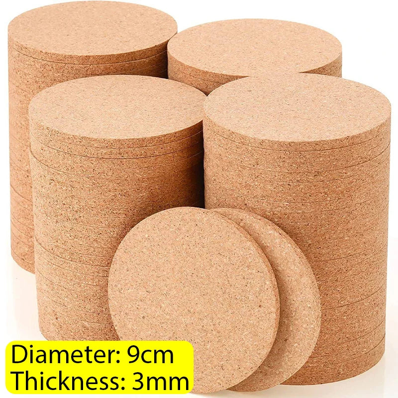 coasters bois marron clair texture naturelle moderne rustique décoration table