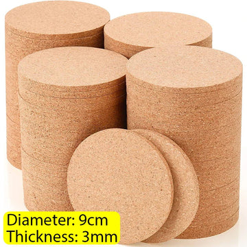 coasters bois marron clair texture naturelle moderne rustique décoration table