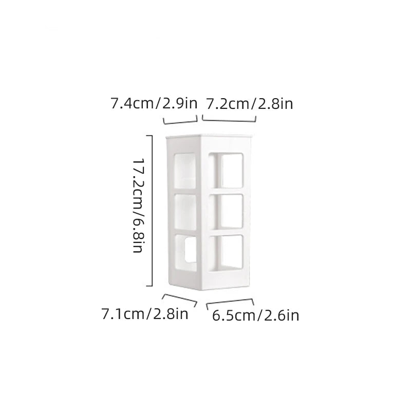 organisateur mural blanc transparent sèche cheveux boucleur fer lisser coiffeur rangement minimaliste multiple
