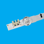 bande lumineuse blanc moderne plaque fixation connecteur électrique polarité led télévision facile
