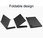 support pliable blanc noir clips magnétiques tablette smartphone clavier souris haut parleur moderne