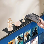 support pliable noir moderne étagère pliante clips magnétiques rangement écologique