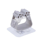 support mural transparent balais couteaux adhésif moderne pratique clips outils maison salle bains