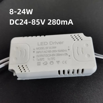 transformateur led 24w 36w 48w 50w 60w 80w 120v 240v alimentation plafonnier blanc moderne
