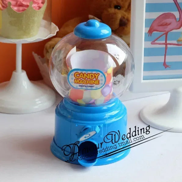 distributeur bonbons transparent classique rose jaune vert bleu noir blanc vintage