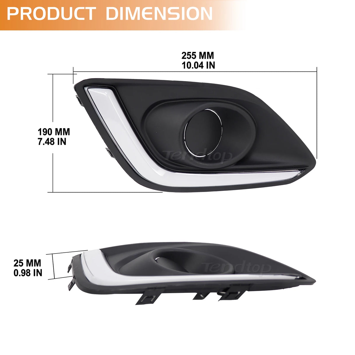 feux jour led antibrouillard blanc moderne suzuki swift 2014 2015 2016
