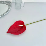 fleurs artificielles anthurium rose blanc vert violet rouge modernes mariage anniversaire intérieur