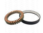 moteur couple rotor externe cuivre noir spirale industrielle technique bobinage électrique component