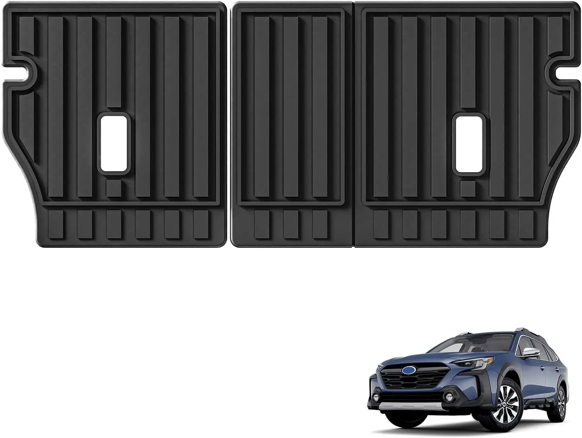 tapis sol voiture noir rayures horizontales moderne antidérapant waterproof clips inclusion full set