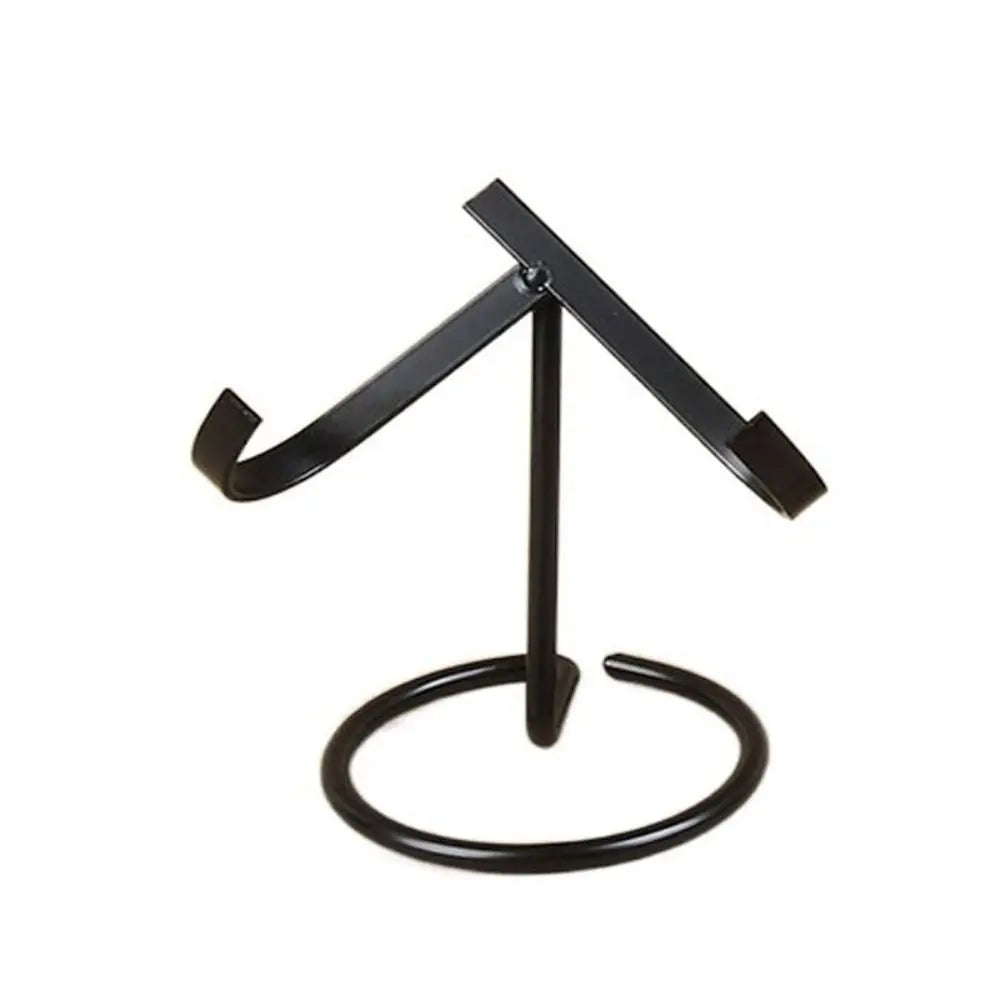 Support bijoux noir argent doré clips base circulaire moderne minimaliste salon respectueux environnement