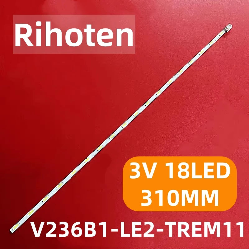 ruban led blanc 18 diodes 310mm moderne 3v non visible cable connexion