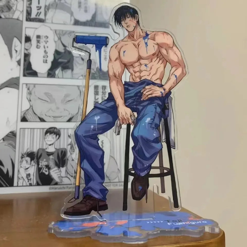 statuettes acrylique anime jujutsu kaisen ryomen sukuna geto suguru satoru gojo fushiguro toji bleu