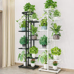 étagère plantes niveaux métal vis fixation moderne minimaliste balcon jardinDecoration