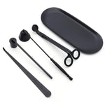 outils manucure modernes noir paires ciseaux pince ongles pince vernis
