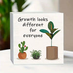 tableau moderne blanc vert brun cactus plante growth différent everyone chambre decoration