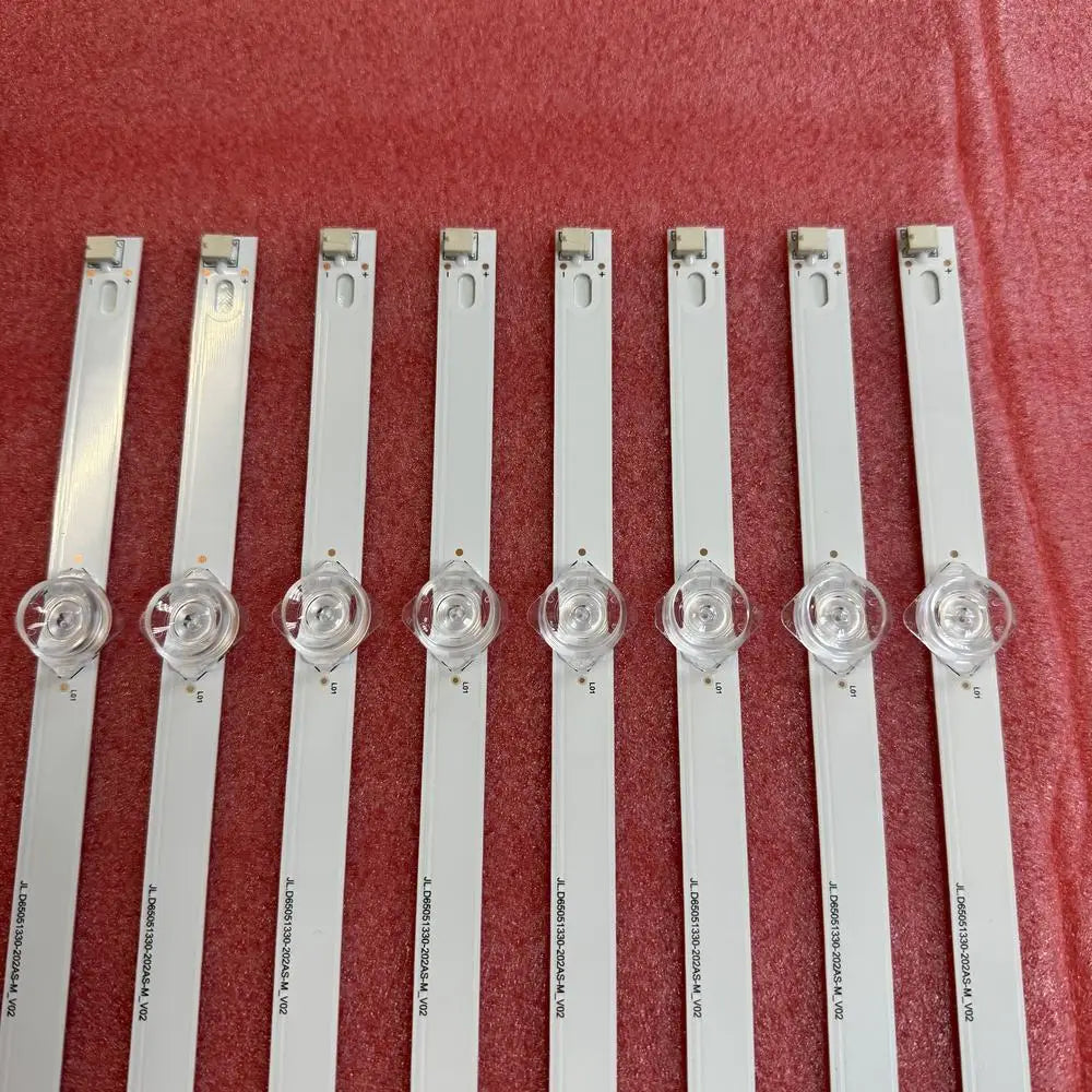 bandes led rétroéclairage téléviseur blanc bleu connecteurs électriques moderne aluminium fixations bouton poussoir