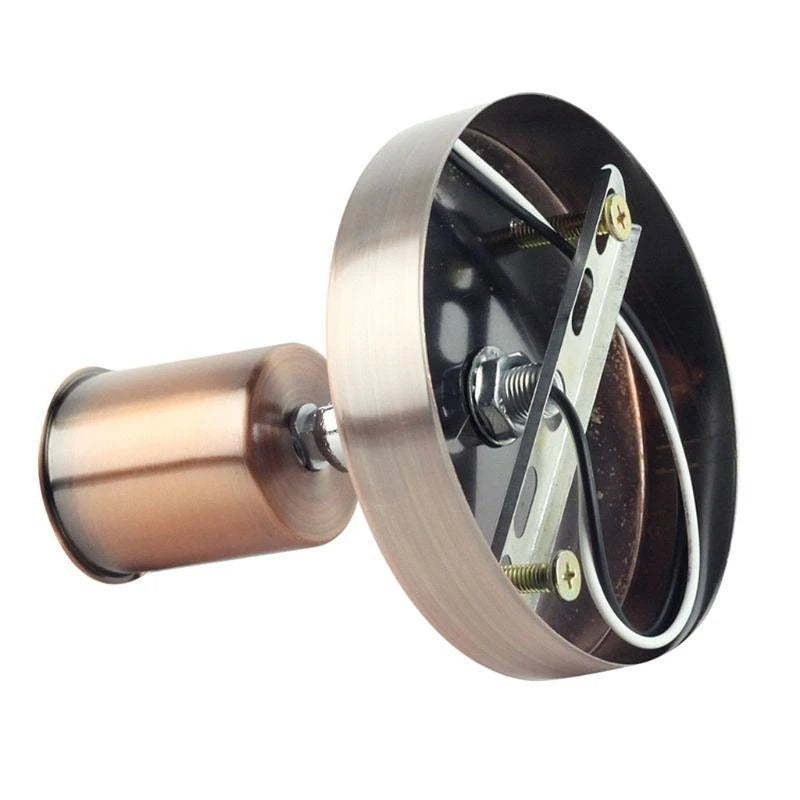 supports lampe moderne vis bronzé noir blanc minimaliste lisses brillants