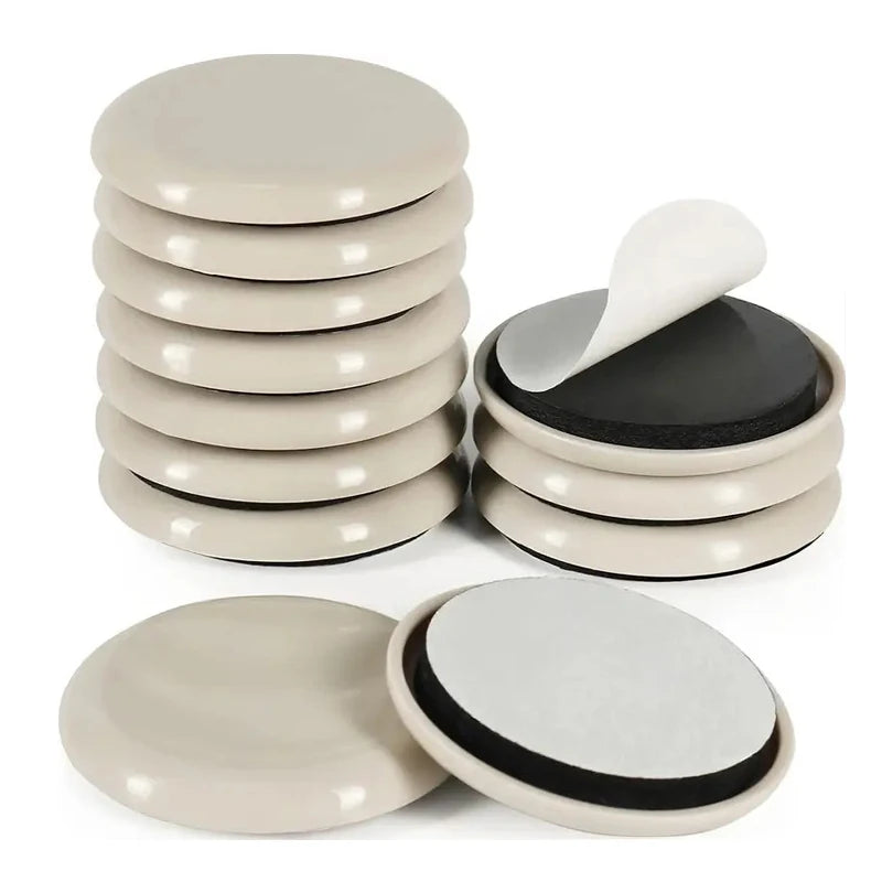 protecteurs meubles adhésifs beiges ronds lisses modernes table canapé lit chaise antidérapants silencieux robustes