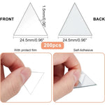 Comparaison des tailles des miroirs mosaïque de 1,7 à 4,5 cm