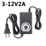adaptateur électrique réglable tension sortie 3v 12v 24v entrée ac 100v 240v certification rohs