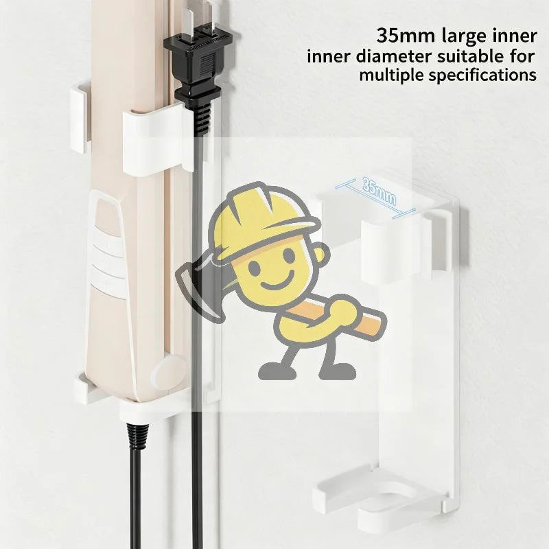support mural moderne fer lisseur fer boucler blanc rose noir