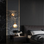 lampe murale or moderne élégante transparente cuisine chambre coucher salle manger entree étude