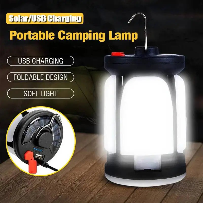 lampe camping portable transparente moderne noire blanche crochet métallique éclairage extérieur intérieururgence led rechargeable