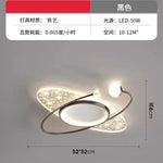 plafonnier led or moderne circulaire points lumineux blanc noir chambre salon