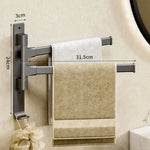 porte serviettes mural pliable moderne blanc noir gris serviettes microfibre brosse bain porte haillons