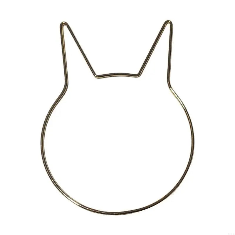 anneaux photo or forme animaux chat nuage minimaliste métal taille 14cm 18cm 21.5cm