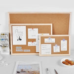 tableau liège bois cadre minimaliste modernes pins métalliques photos notes