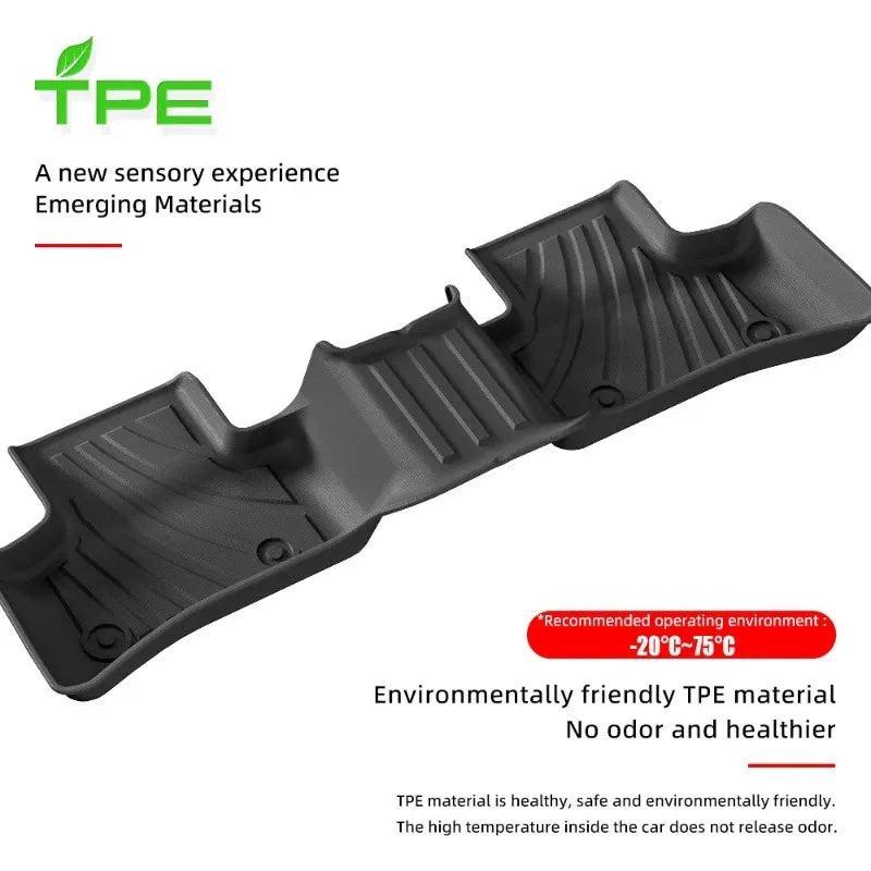tapis sol voiture noir rayures diagonales contemporain tpe imperméable facile nettoyer toutes saisons