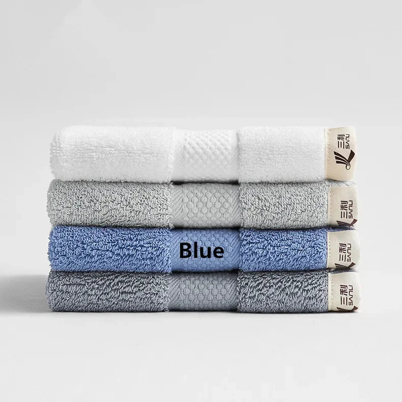 serviette coton carrée absorbante rapide douce blanche rose bleu minimaliste noël 34x34cm