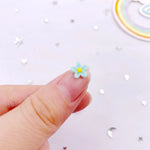 pierres précieuses artificielles multicolores fleurs miniatures résine décoratives 8mm occasionnelles anniversaires mariages fêtesscrição nail