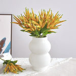 bouquet artificiel violet blanc jaune rose moderne intérieur décoration maison anniversaire mariage