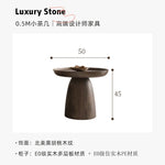 table basse ronde moderne minimaliste bois naturel salon grande petite