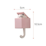 porte clés mural adhésif moderne écureuil ours rose blanc
