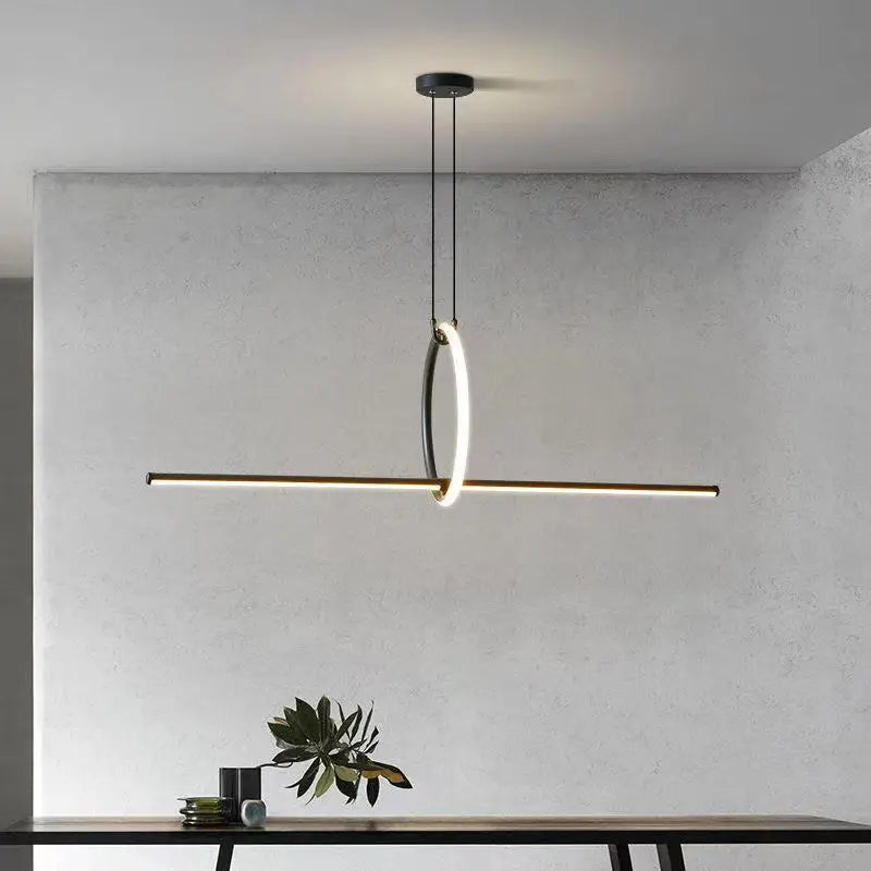 suspension lumineuse moderne minimaliste blanche noire lisse mat câble suspendu chambre salon étude