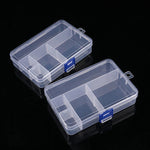 boîte rangement transparente bijoux compartiments réglables boucles oreilles colliers bagues organisation pratique moderne