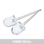 ampoule led transparente 10mm ronde couleurs moderne ultra lumineuse