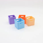 étagère modulaire blanche rangement miniature 12 compartiments boîtes stockage accessoire poupée 1/12 moderne minimaliste