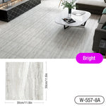 autocollants sol marbre blanc gris moderne adhésifs pvc 30x30cm pack 12 pièces