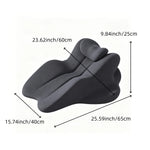 coussin ergonomique gris tissu 3d contour zones soutien lumbar cervical thoracique